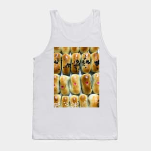 Rows of Chinese moon cake texture background Tank Top